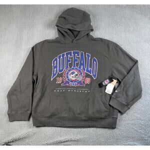 New Era NFL Men's X-Large Black Buffalo Bills Oversized Essentials Hoodie NWT